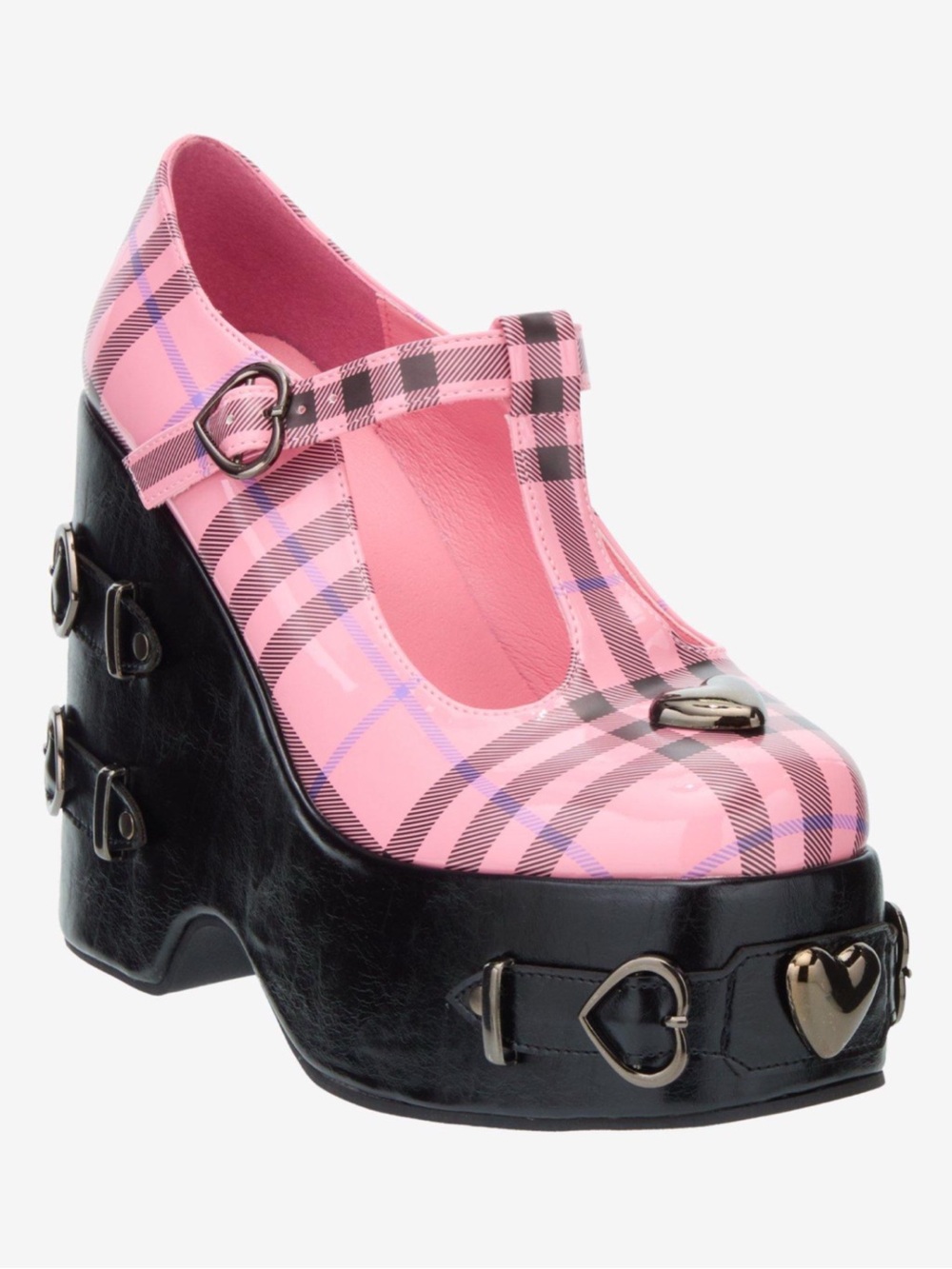 Koi Pink Plaid Sweet Apathy
Platform Wedges